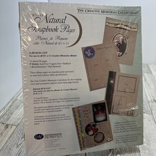 Creative Memories 8 1/2 X 11 Scrapbook Pages Natural - TAN - NIP