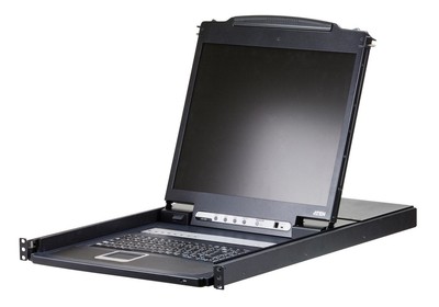 Aten W128301447 CL1308N-ES 8-Port 19 LCD KVM Switch  with Spanish Keyboard ~E~