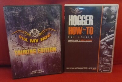 #ad Hogger How To amp; Fix My Hog DVD Lot Harley Davidson Maintenance Touring Edition $17.99