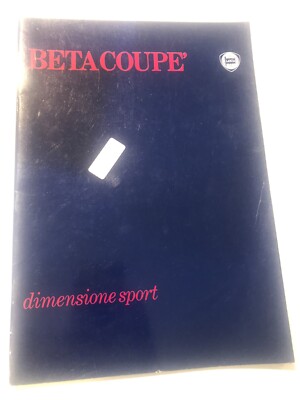 Lancia Beta Coupe Brochure