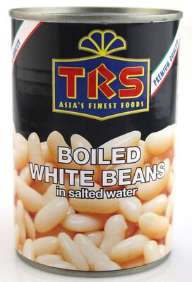 TRS Boiled White Beans 240 g Weiße Bohnen in Salz Wasser
