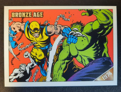 MARVEL Bronze Age Wolverine & Hulk Promo Card #P1 Rittenhouse 2012