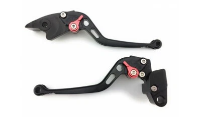 Leviers Long Noir Rouge Frein Embrayage Pour SUZUKI GSX-R 1000 GSXR WVB6 2005-06 - Photo 1/4