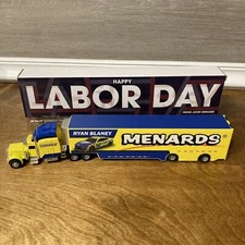 Menards Semi Truck Labor Day Employee Exclusive Ryan Blaney Nascar New W/box ‘23