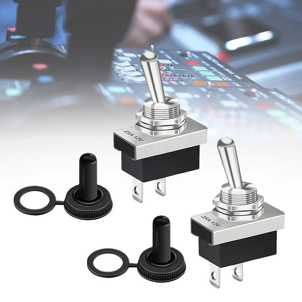 Sch?n Tragbar Kippschalter Ausr??stung -25??~+85?? 2 Stecker 2St??ck Ein/Aus - Bild 4 von 4