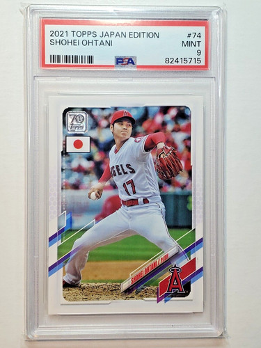 Shohei Ohtani PSA 9 Mint 2021 Topps Japan Edition #74 Los Angeles Angels Dodgers