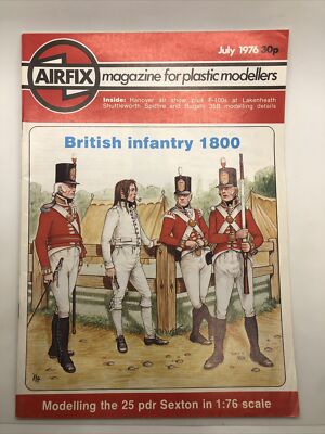  Air Fix July 1976 , 30 P  UM15 25pdr sexton in 1:76 scale Free Shipping
