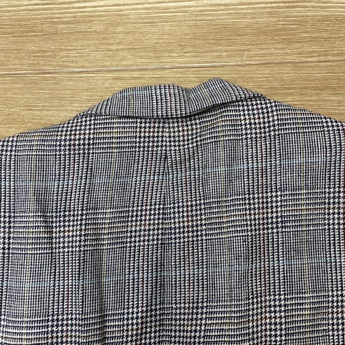Chaqueta De Traje Formal Para Hombre Chaps Talla 44T A Cuadros Con Dos Botones - Picture 3 of 20