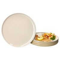 Ritzenhoff 4X Jasper Speiseteller Ø25,4Cm Vanille Steingut 4 Personen Essteller