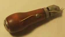 Vintage Sewing Awl with Two of Three Needles EXCELLENT!!!