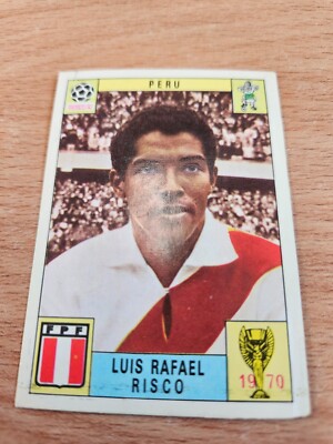 PANINI MEXICO 70 Risco , Peru -  removed, red back  side