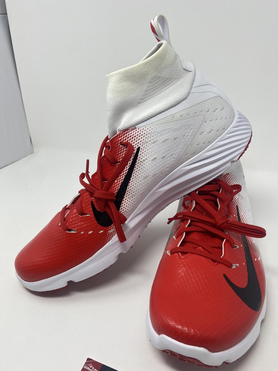 Nike Vapor Untouchable Speed Red Football Cleats Shoes Men's Sz