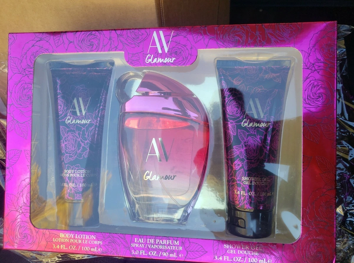 Adrienne Vittadini Glamour Charming Gift Set perfum lotion shower gel