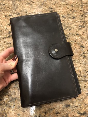 Etienne Aigner Brown Leather Wrislet