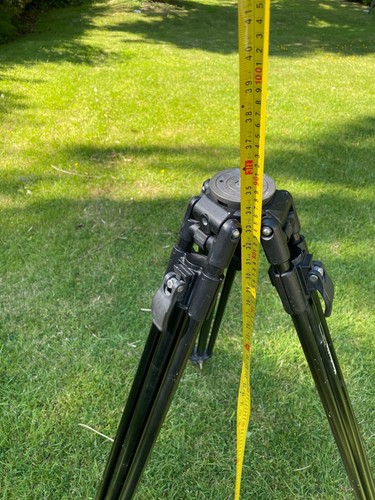 MANFROTTO 351MVB PRO VIDEO SPOTTING SCOPE TRIPOD GREAT CONDITION WITH 75MM BOWL - Picture 10 of 18