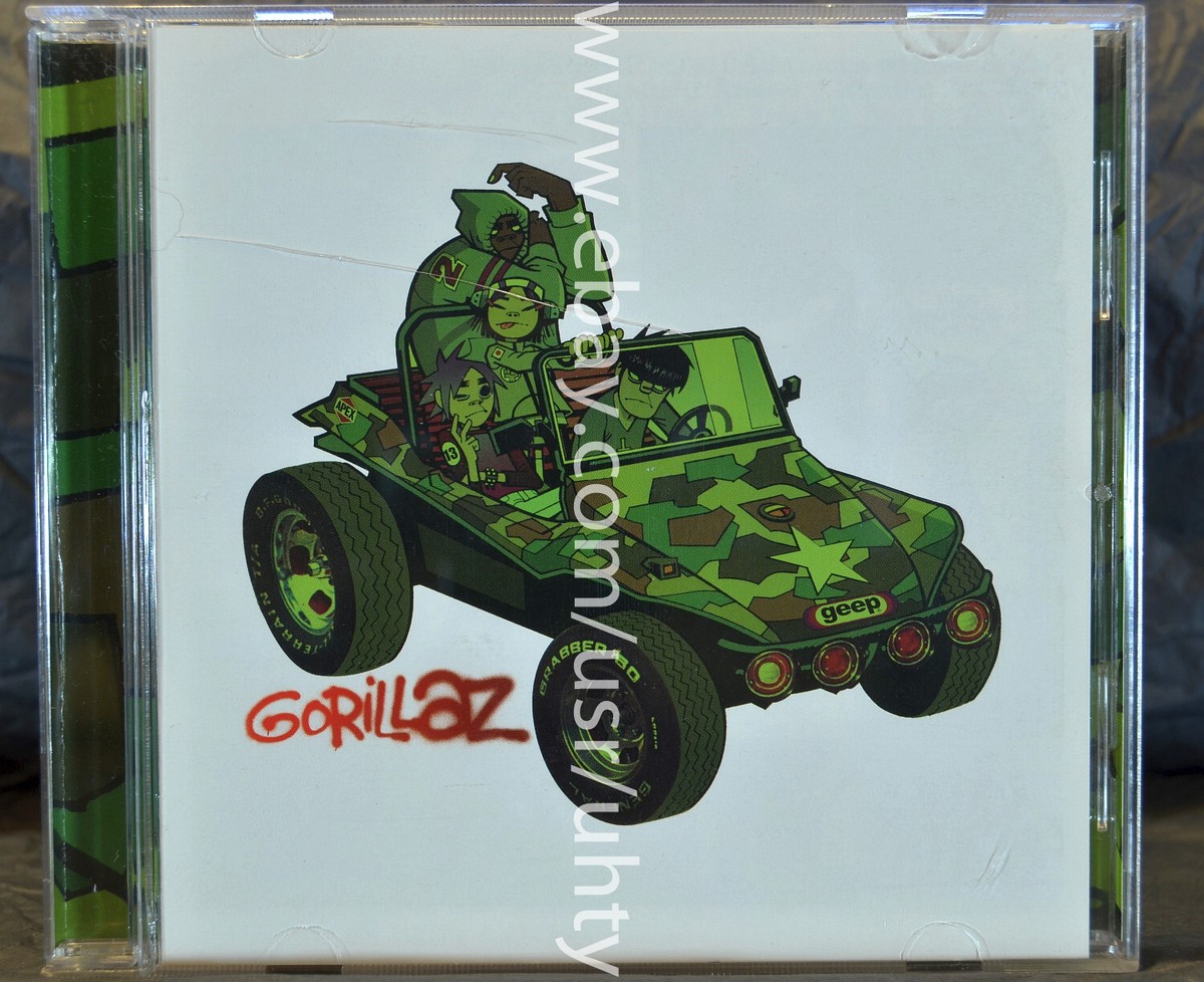 GORILLAZ 2001 DEBUT RARE UKR ORIGINAL BRITISH ELECTRONIC TRIP HOP