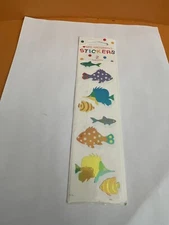 Mrs. Grossman Paper Company Stickers Fish - 2 Sheets -  New in package 