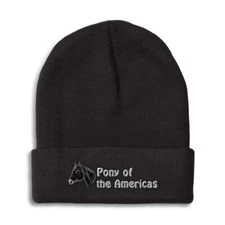 Beanies for Men Pony of The Americas Winter Hats for Women Acrylic Skull Cap