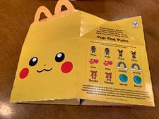 Pok mon 25th Anniversary 2021 McDonald s Pikachu Happy Meal Boxes Qty 2 Boxes
