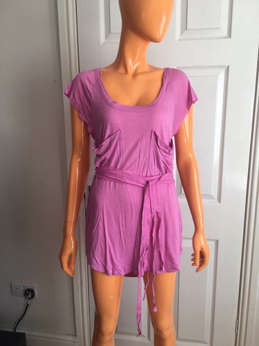 Twenty8twelve Wassily Dollish Pink Viscose Cashmere Belted Top RRP£70 M UK10 NWT - Picture 4 of 11