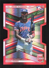 Angel Perez 2023 Panini Elite Extra Edition Prime Numbers A Die Cut #/200 #192