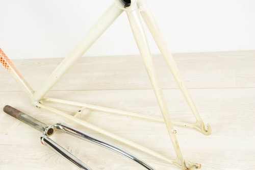 NOS DAZZAN VINTAGE FRAME SET 57 56 ROAD BIKE STEEL GIPIEMME BICYCLE CLASSIC RED - Picture 16 of 19