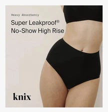 2 KNIX Super Leakproof High Rise Period Underwear Women XL Washable Reusable New