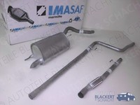 Imasaf Auspuffset Ab DPF für Fiat Doblo 1.3 D Multijet Kurz 2010-| Flex+Rohr+Esd