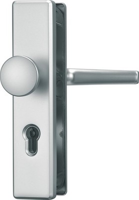 ABUS Schutzbeschlag KLS114 72mm Schutz-Wechselgarnitur Klinke Knopf Türbeschlag