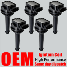 5x Oem Ignition Coil For Volvo C70 S60 S70 S80 V70 Xc90 Xc70 2.3 2.4l 2.5l Uf341