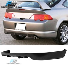 Rear Bumper Lip Fits 02-04 Rsx Coupe Pu A-spec Style Diffuser Spoiler Bodykit
