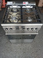 Smeg Cooker Stainless Steel SUK61PX8 60cm Pyrolytic Dual Fuel A Graded (CH-1336)