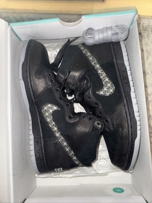 Size 8.5 - Nike Black Bar x SB Zoom Dunk Pro High Black