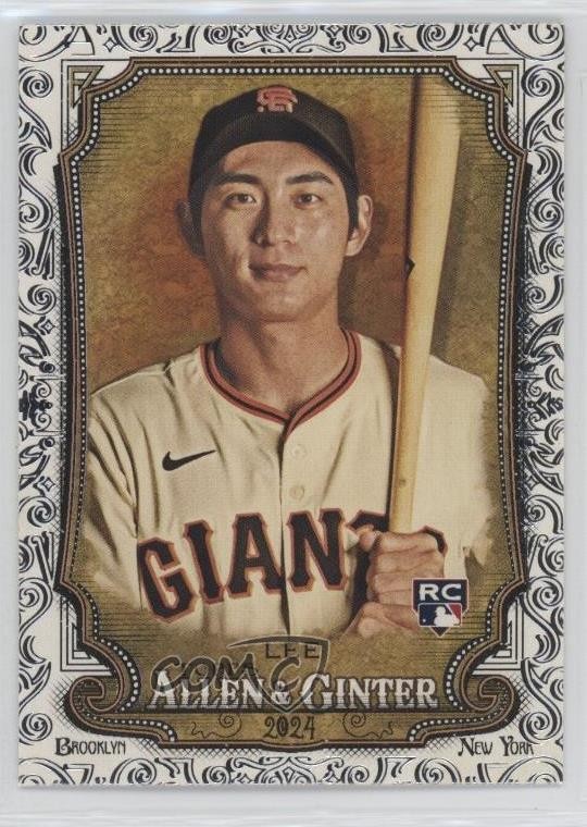 2024 Topps Allen & Ginter Foil Filagree Jung-Hoo Lee #269 Rookie RC 1da