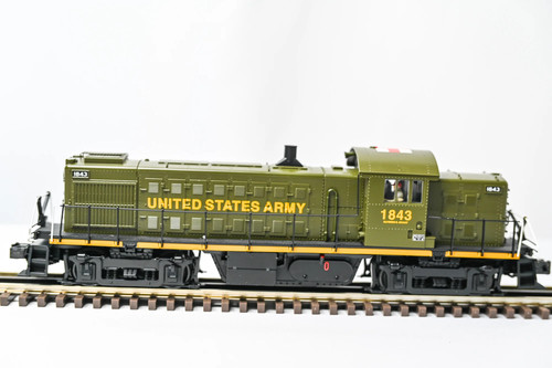 Motor diésel MTH RailKing Alco RS-1 - Ejército de Estados Unidos #1843 | Escala O| | Zustand: New