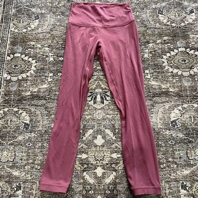 Lululemon Align High-Rise Pant 25'' Moss Rose Pink Leggings Women's Size 6