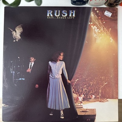 Rush Exit ... Stage Left Vinyl LP 1981 NM Polygram Gatefold 