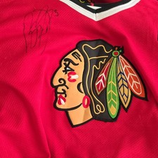 Starter Chicago Blackhawks Chris Chelios #7 Autographed Original Hockey Jersey