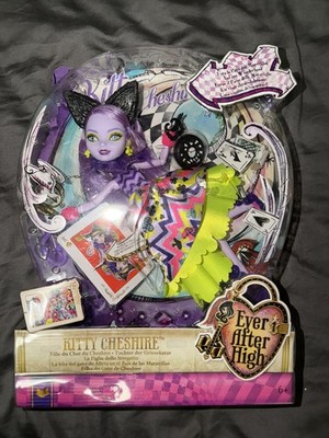 Ever After High Way Too Wonderland Kitty Cheshire Doll 2014 Mattel (box damaged)