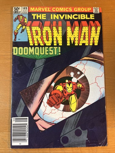 Iron Man #149 Newsstand Variant (Marvel Comics August 1981)