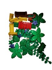 Lego Duplo Grünes Grünzeug Reste Kram Zäune Kanu Set