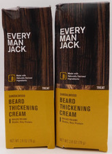 2PK Every Man Jack Sandalwood Beard Thickening Cream 2.8oz EACH New Sealed