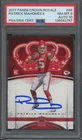 2017 Crown Royale #84 Patrick Mahomes II RC Rookie Autograph PSA 8 10 Auto
