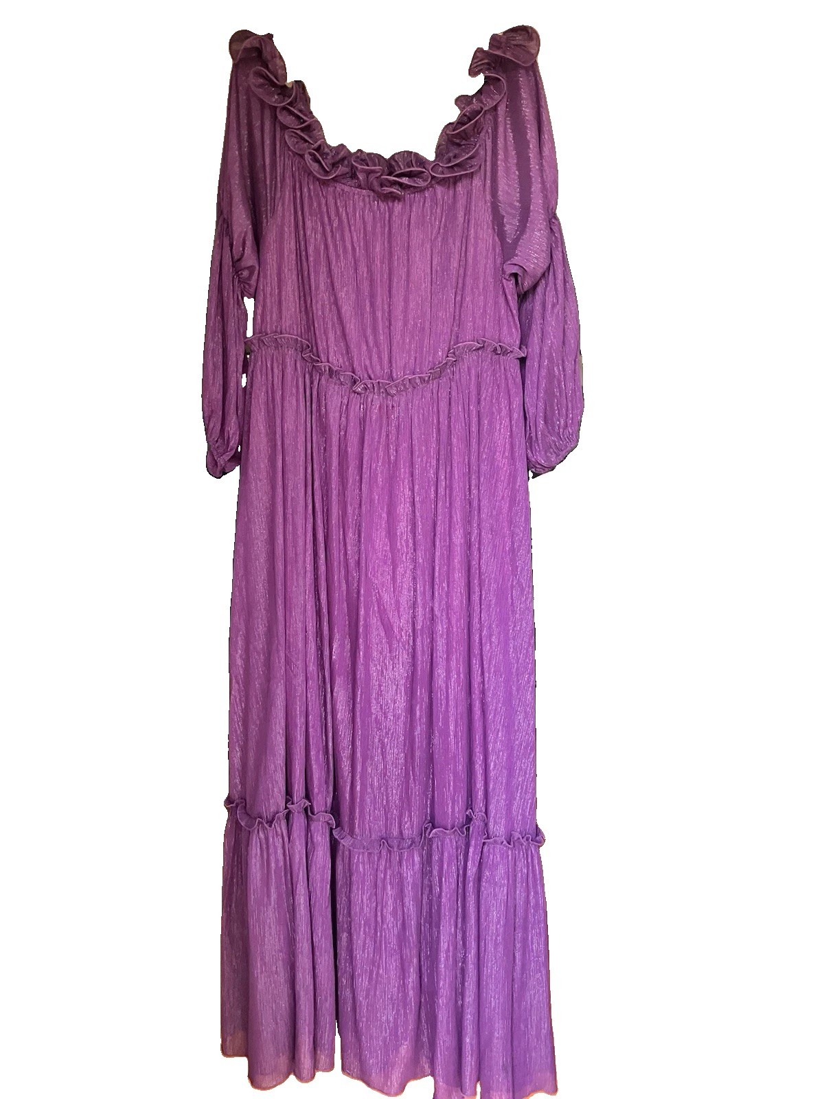 Faeriesty Fairycore Maxi Dress Womens Size 2xl Whimsigoth Cottagecore Stardust