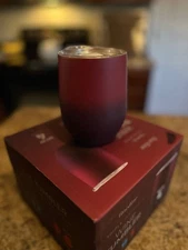 Wine Tumbler Triple Insulated By finedine (4 Pack) 12oz Stainless Steel