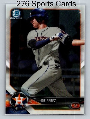 2018 Bowman Chrome Prospect Joe Perez Houston Astros #BCP181