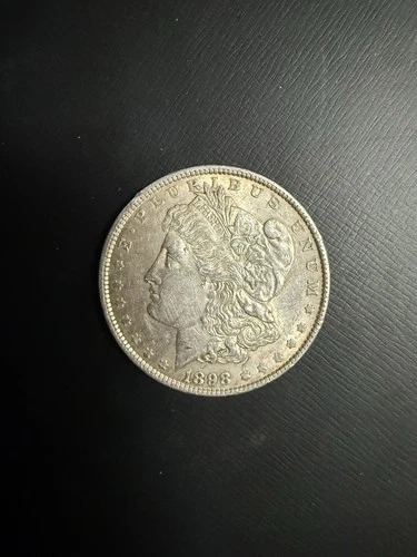 1898 Morgan Silver Dollar Philadelphia Business Strike Circulated $1 Coin