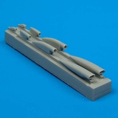 MiG-21MF air cooling scoops for Academy Bausatz / 1:48 - Quickboost 48021