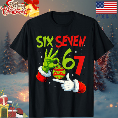 Trending Six Seven Meme 6 7 Christmas 67 Xmas Unisex T-Shirt Size S-5XL