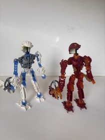 LEGO BIONICLE LOT 8732 8727 INIKA TOA MATORO TOA JALLER GREAT CONDITION